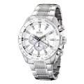 Đồng hồ đeo tay Festina Men's Multifunction F16488/1 Silver Stainless-Steel Quartz Watch with Black Dial