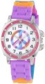 Breda Women's 8134-F "Sommers" Pastel Multi-Colored Peace Sign Watch