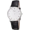 Chopard Men's 163154-1001 Classic Slim Black Leather Strap Watch