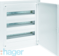 Tủ điện nhựa chứa 54 MCB Hager VF318PM.