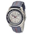 Luminox Men's 9273 F-22 Raptor 9200 Series Blue Leather Band With Read Stripe, Red White And Blue Chronograph Watch Watch