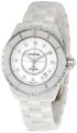 Chanel Men's H1629 J12 Diamond White Dial Watch