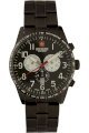 Swiss Military Calibre Men's 06-5R4-13-007 Red Star Black Dial IP Bezel Chronograph Steel Date Watch