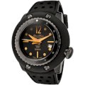Glam Rock Men's GR20201 Racetrack Collection Automatic Mechanical Black Silicone Watch