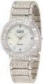 Burgi Women's BUR067SS Mother-Of-Pearl Diamond Quartz Watch