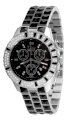 Christian Dior Unisex CD11431CM001 Christal Chronograph Diamond Black Dial Watch