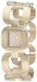 D&G Dolce & Gabbana Women's DW0712 Bbq Round Square Case Gold Dial Watch