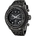 Glam Rock Men's GR90113 Racetrack Collection Chronograph Black Silicone Watch