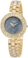 Burgi Women's BUR062YG Mother-Of-Pearl Diamond Bracelet Watch