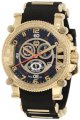 Brillier Men's 02.2.2.1.11.07 Grand Master Tourer Gold-Tone Black Rubber Watch