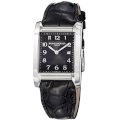 Baume Mercier Women's 10019 Hampton Ladies Black Leather Strap Watch