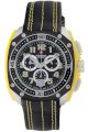 Swiss Military Calibre Men's 06-4F1-04-002 Flames Chronograph Yellow Leather Date Watch
