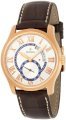 Festina Men's F16277/2 Retro-Second Stainless Steel and Gold Tone Leather Strap Watch