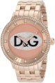 D&G Dolce & Gabbana Women's DW0847 Prime Time Triple Rose Gold D&G Logo Watch