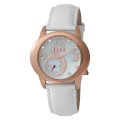 Elletime Women's EL20049S06N Ion-Plating Rose Gold Mother Of Pearl Dial Watch