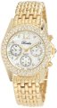 Breda Women's 5170-Gold "Lucy" Mother of Pearl Dial Gold Braided Band Watch