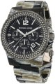 Michael Kors Women's Madison MK5599 Black Stainless-Steel Quartz Watch with Black Dial