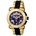Invicta Men's 6313 Reserve Collection Chronograph 18k Gold-Plated and Black Polyurethane Watch