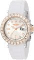 Invicta Women's IBI-10067-005 Rose Gold Dial White Polyurethane Watch