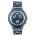 Swatch Men's SVCN4004AG Plastic Analog with Blue Dial Watch