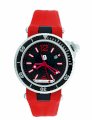 Gio Monaco Men's 785-P02 Poseidon Abissi Automatic Red Luminous Rubber Watch