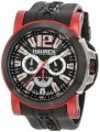 Haurex Italy Men's 3D370UNR San Marco Red Aluminum Black Rubber Chrono Watch
