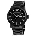 Emporio Armani Men's AR0346 Classic Matte Black Stainless Steel Watch