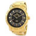 JBW-Just Bling Men's JB-6225-C "562" Pave Dial 18K Gold-Plated Diamond Watch