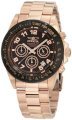 Invicta Men's 10706 Speedway Chronograph Brown Dial 18k Rose Gold Ion-Plated Stainless Steel Watch