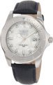 Invicta Men's 0006-NAVY Pro Diver White Mother-of-Pearl Dial Navy Leather Watch