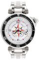 Gio Monaco Men's 369 Poseidon White Dial Automatic Stainless Steel Compass Watch