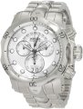 Invicta Men's 1537 Reserve Venom Chronograph Silver Dial Stainless Steel Watch