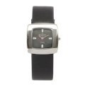 Skagen Women's 570STLB Titanium Black Leather Watch