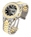 Invicta Mens Reserve 6898 Specialty Swiss Made Chronograph Two Tone Stainless Steel Watch