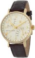 TX Men's T3C202 Classic Perpetual Calendar Yellow Gold Brown Leather Strap Watch