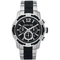 Michael Kors MK8199 Oversized Silver / Black Chronograph Watch