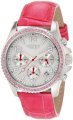 Invicta Women's IBI-10064-001 Chronograph Mother-Of-Pearl Dial Pink Leather Watch