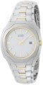 Citizen Men's BM6014-54A Eco-Drive Two-Tone Stainless Steel White Dial Watch