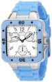 Invicta Women's 1307 Angel Collection Multi-Function Light Blue Rubber Watch