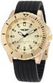 Invicta Men's 10004-004 Gold Dial Black Silicone Watch