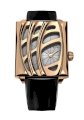 RSW Women's 6020.PP.L1.5.00 Wonderland Rose-Gold Black Patent Leather Watch