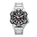 Seiko Men's SKZ283 Diver's Stainless-Steel Automatic Black Dial Watch