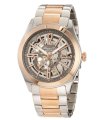 Kenneth Cole KC9052 Men's Two Tone Rose Gold Plated Skeleton Dial Watch