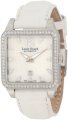 Louis Erard Women's 20700SE04.BAV10 Emotion Square Automatic Mother of Pearl Alligater Leather Diamond Watch