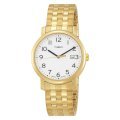 Timex Men's T2M656 Gold-Tone Analog Expansion Band Stainless Steel Bracelet Watch