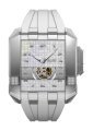 RSW Men's 7110.MS.R2.21.D0 Crossroads Square Diamond Mother-of-Pearl Automatic Rubber Watch