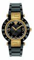 Versace Women's 92QCP9D008 S009 Reve Ceramic Bezel Gold Ion-Plating Black Rubber Watch