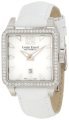 Louis Erard Women's 20700SE01.BDC61 Emotion Square Automatic White Leather Diamond Watch