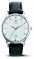 Hanowa Men's 16-4023.04.001.07 Meeting Point Silver Dial Black Leather Watch