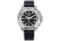 RSW Men's 4400.MS0.V1.1.00 Nazca Stainless-Steel Black Automatic Chronograph Leather Date Watch